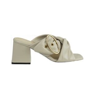NEW Ron White Willow Napa Twist Buckle Sandals Size 4.5 US 35 EU